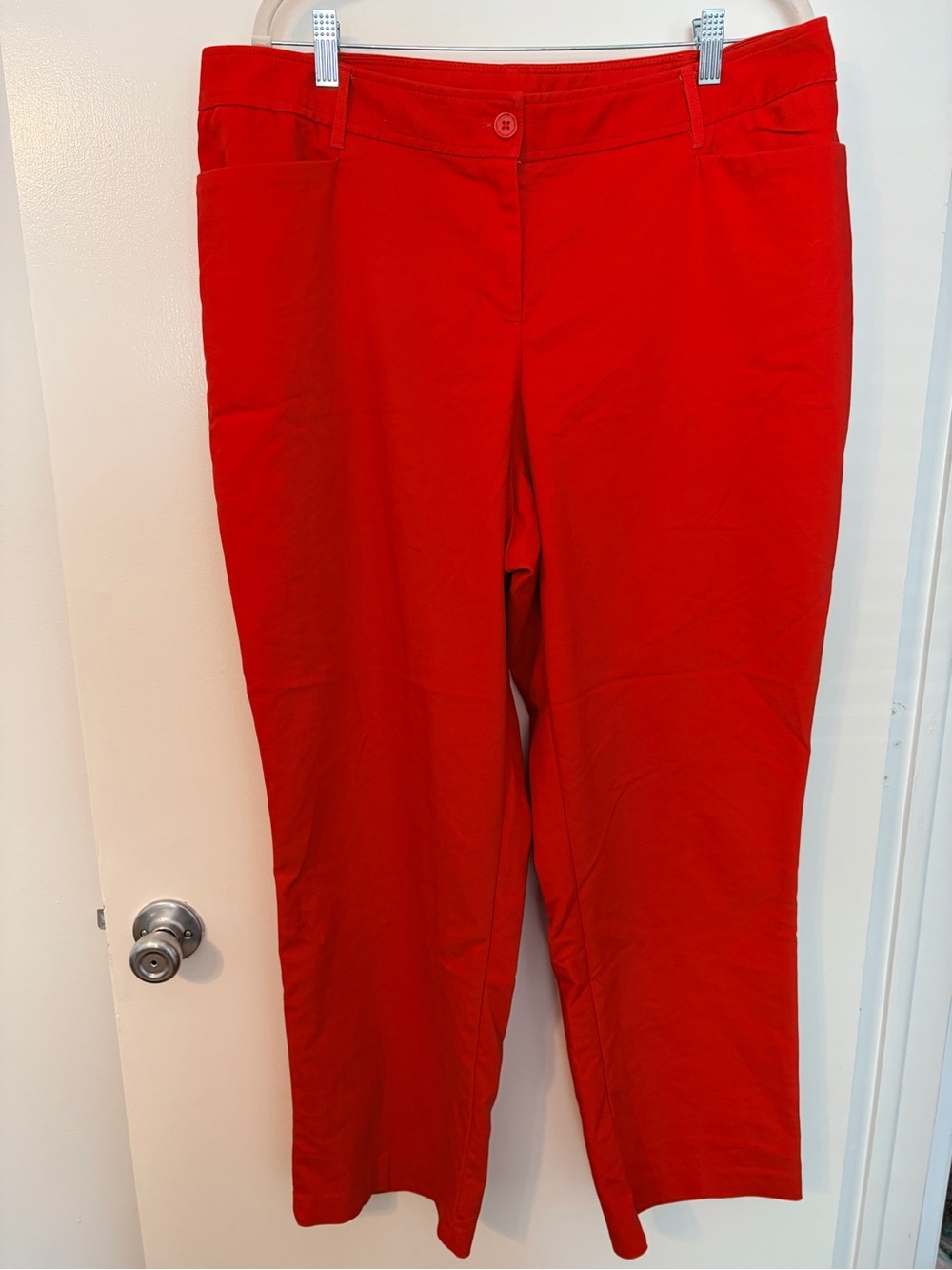 Lane Bryant Size 18 Straight Leg Pants 29” Inseam 4 Pockets